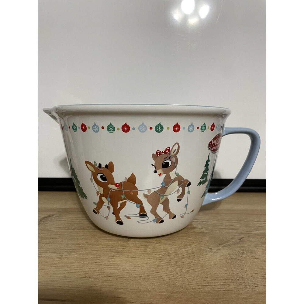 Rudolph The Red Nosed Reindeer Mixing Bowl Christmas Brand New!